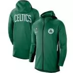 nike veste zipper hoodie nba boston celtics kelly green authentic